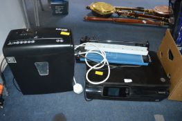 HP Printer, Fellowes Shredder, etc.