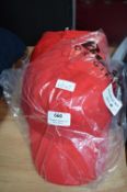 *10x Beachfield Red baseball Caps