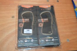 *Copper Fit Elite Knitted Knee Sleeves Size: L/XL