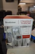 *Brookstone Heated Throw 50