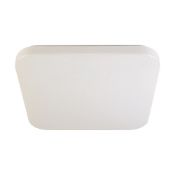 *SQUARED LED FLUSH FITTING, TWINKLING EFFECT SHADE. 33CM DIAMETER. RRP £85 - Brand New