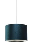 *MIDNIGHT BLUE VELVET LAMP SHADE 30CM DIAMETER - Brand New