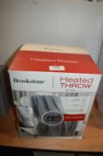 *Brookstone Heated Throw 50