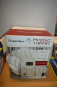 *Brookstone Heated Throw 50