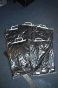 *5x Men’s Black Work Trousers Size: 36R