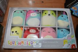 *Squishmallows 8pc Plush Ornament Set