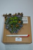 Spirit of Equinox Green Man Wall Plaque - New & Boxed