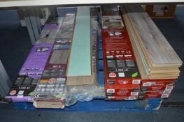 *Assorted Laminate Flooring; Grey Walnut, etc.