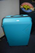 *American Tourister Large Turquoise Suitcase