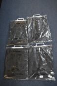 *4x Men’s Black Work Trousers Size: 38R