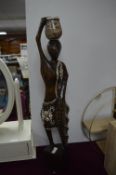 Carved Wooden Ethnic Figure