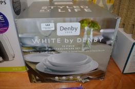 *Denby White 16pc Tableware Set