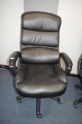 *La-Z-Boy Black Executive Swivel Chair