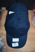 *12x Beachfield Navy Blue Baseball Caps