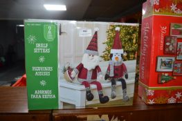 *Christmas Shelf Sitters 2pc Set