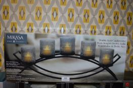 *Mikasa Double Arch Candle Holder