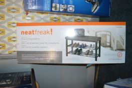 *Neat Freak Upholstered Shoe Storage