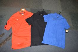 *3x Nike Dry Fit Polo Shirts Sizes: S, L, and XL