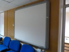 *Wall Mounted Activboard Interactive Whiteboard and a Pair of Speakers