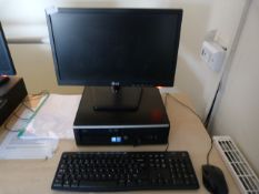 *HP Desktop Computer with Intel i5 Processor, Monitor, Keyboard and Mouse