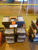 *Seven Plastic Toolboxes