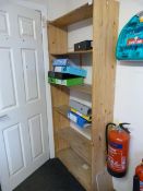 *Pine Open Front Bookcase