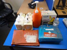 *Six Tubs of Barrier Cream, Ear Protection, Fire Blanket, First Aid Kit, etc.