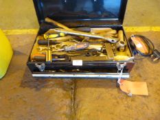 *Toolbox Containing Assorted Engineers Tools etc.