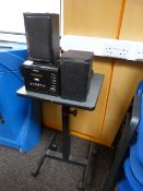 *Polaroid Music System and a Projector Stand