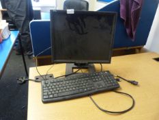 *Dell Monitor and Keyboard