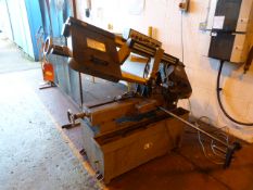 Sealey 9” Hydraulic Cutting Bandsaw Model: SM353CE, Four Speed