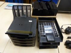 *Assorted Office Filing Trays