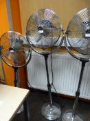 *Pedestal Fan (chrome)