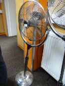 *Pedestal Fan (chrome)