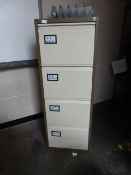 *Four Drawer Foolscap Filing Cabinet (coffee & cream)