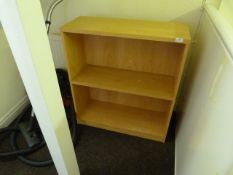 *3ft Two Tier Shelf Unit in Light Wood Finish
