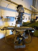Bridgeport Variable Speed Turret Milling Machine with Heidenhain DRO