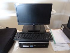 *HP Desktop Computer with Intel i5 Processor, Monitor, Keyboard and Mouse