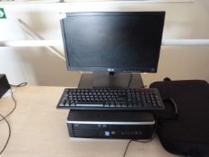 *HP Desktop Computer with Intel i5 Processor, Monitor, Keyboard and Mouse