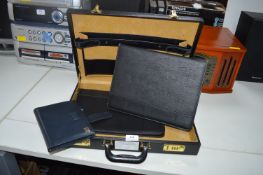 Carrington Leather Briefcase etc.