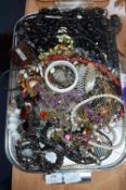 Tray Lot of Costume Jewellery