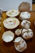 Vintage Melba part Tea Set, and Two Alfred Meakin