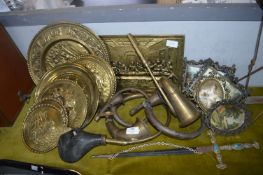 Decorative Brassware, Wall Plaques, Car Horns, etc