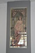 Reproduction Alphone Mucha Art Nouveau Mirror