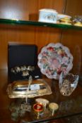 Grenadier Butter Dish, Napkin Rings, etc.