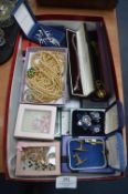 Boxed Costume Jewellery etc.