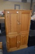 Solid Pine Storage Cabinet