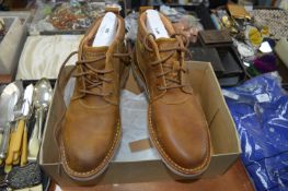Pair of Clarkes Men's Leather Boots Size: 8.5