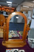 Pine Dressing Table Mirror