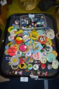Badges and Marbles plus Robertson Golly Vintage Br